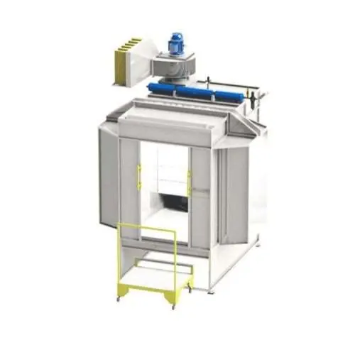 Cabine de pintura eletrostática pó