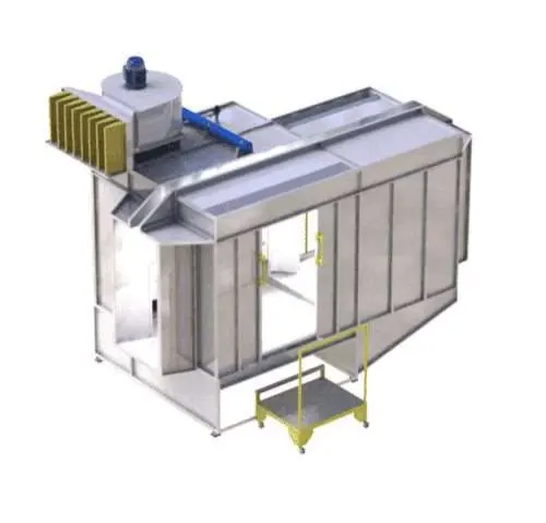 Cabine de pintura eletrostática à pó CPP/M2