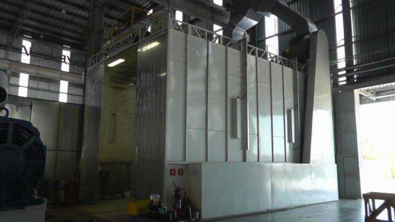 Cabine de pintura automotiva 2