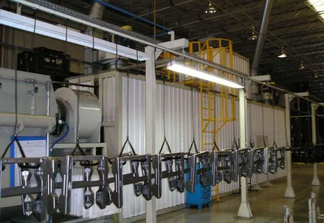 Instalação de pintura à pó 1