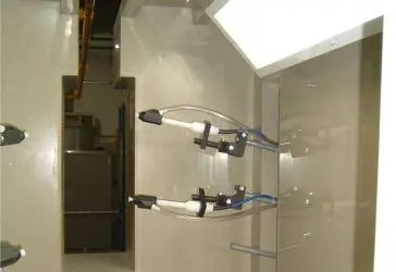 Interno cabine de pintura à pó CCP/A1